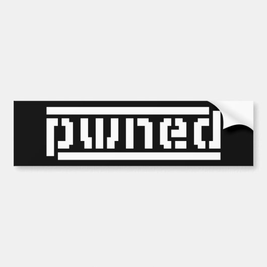 pens bumpersticker (Voorkant)
