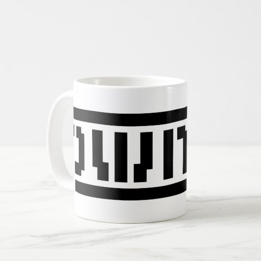 pens koffiemok (Voorkant links)