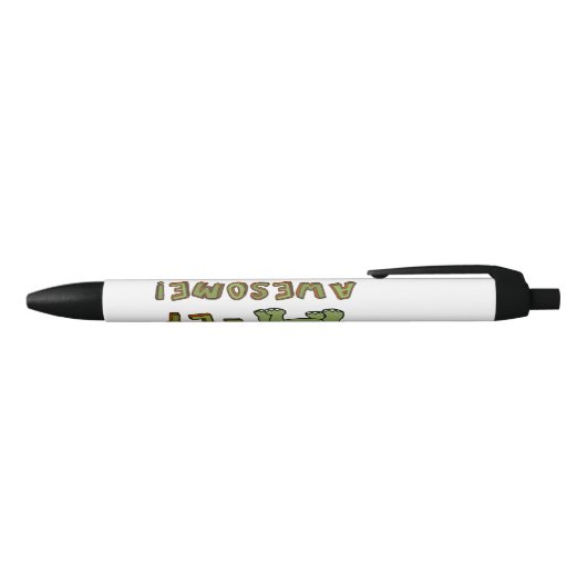 Pens - met schildpad Geweldige! Zwarte Inkt Pen (Bovenkant)