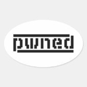 pens ovale sticker (Voorkant)