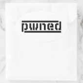 pens ovale sticker (Tas)