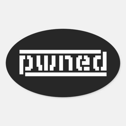 pens ovale sticker (Voorkant)