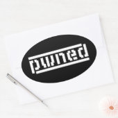 pens ovale sticker (Envelop)