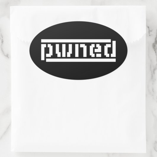 pens ovale sticker (Tas)