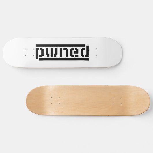 pens persoonlijk skateboard (Horizontaal)