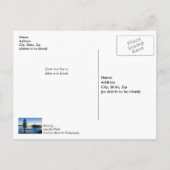 Pensacola Bay Sign Sunset Dock Beterschap Ansichtk Briefkaart (Achterkant)