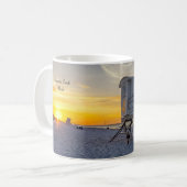 Pensacola Beach Badmeester Station Sunrise Mok (Voorkant links)
