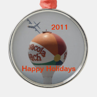 Pensacola Beach Ball Metalen Ornament