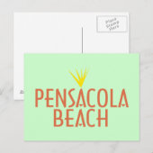 Pensacola Beach Briefkaart (Voorkant / Achterkant)