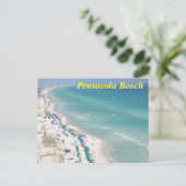 Pensacola Beach briefkaart (Staand voorkant)