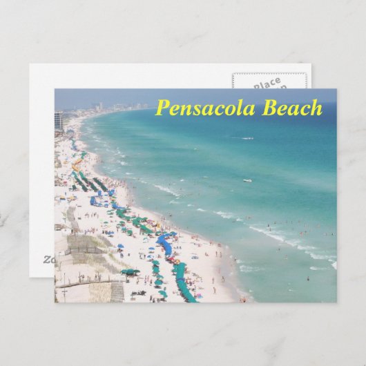 Pensacola Beach briefkaart (Voorkant / Achterkant)