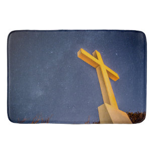 Pensacola Beach Cross met Melkweg Badmat