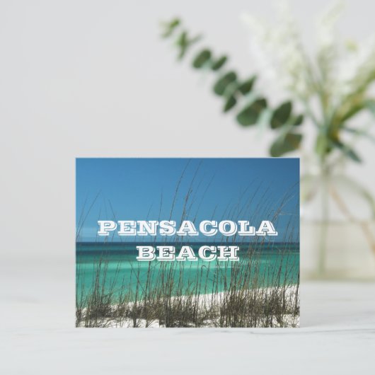 Pensacola Beach, Florida ~ Golfkust Briefkaart (Staand voorkant)