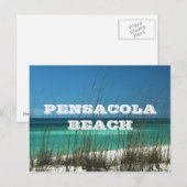 Pensacola Beach, Florida ~ Golfkust Briefkaart (Voorkant / Achterkant)