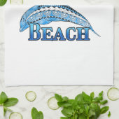 Pensacola Beach Florida Vacation Tribal Dolphins Theedoek (Gevouwen)