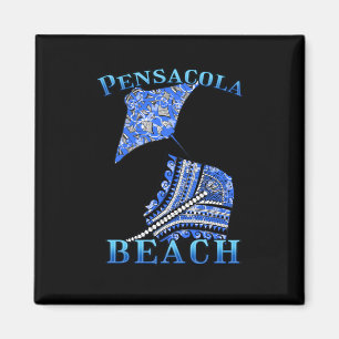 Pensacola Beach Florida Vacation Tribal Stingray Magneet