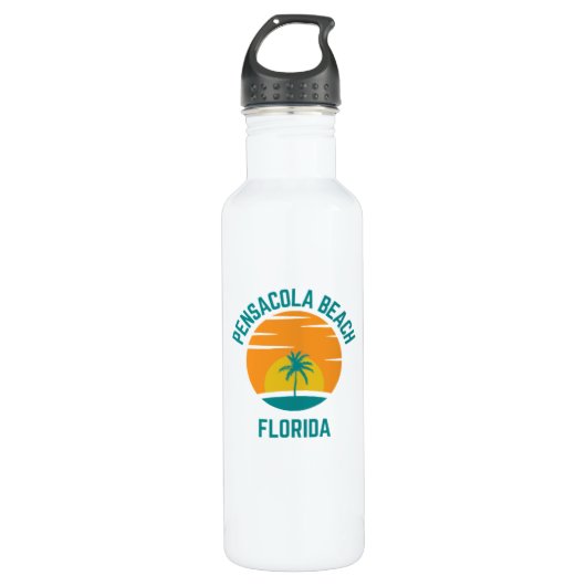 Pensacola Beach Florida Water Bottle Waterfles (Voorkant)