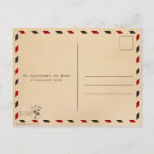 Pensacola Beach Florida Zand Tropische palmbladere Briefkaart (Achterkant)