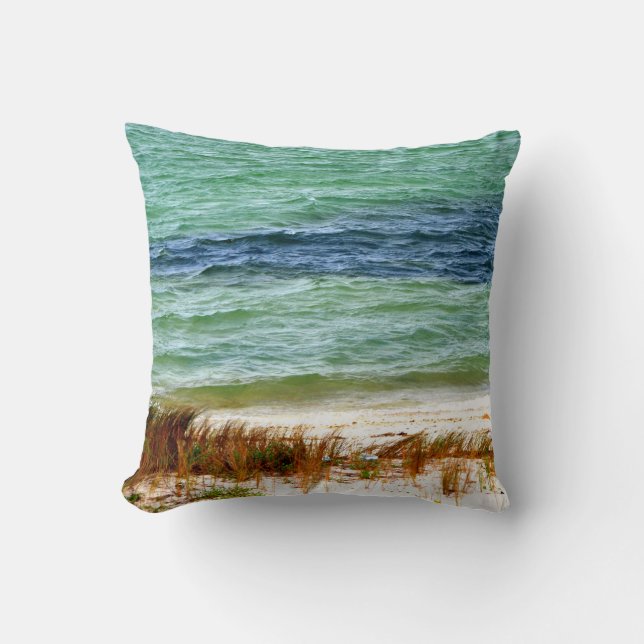 Pensacola Beach kussens kustzomer kunst (Voorkant)