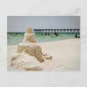 Pensacola Beach Sandcastle Briefkaart (Voorkant)