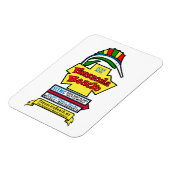 Pensacola Beach Sign Flexibele magneet (Linkerzijde)