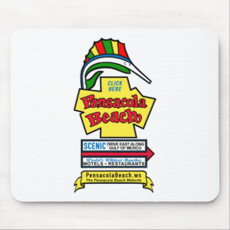 Pensacola Beach Sign Mousepad Muismat