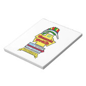 Pensacola Beach Sign Notitieblok (Linkerzijde)