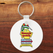 Pensacola Beach Sign Sleutelhanger (Voorkant)