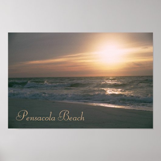 Pensacola Beach Sunrise Print (Voorkant)