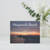 Pensacola Beach Sunset Briefkaart (Staand voorkant)