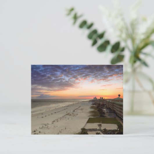 Pensacola Beach Sunset Briefkaart (Staand voorkant)