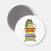 Pensacola Beach Teken Magneet (Voorkant / Achterkant)