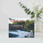 Pensacola Dam...Grand Lake OK-postkaart Briefkaart (Staand voorkant)