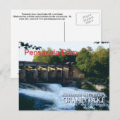 Pensacola Dam...Grand Lake OK-postkaart Briefkaart (Voorkant / Achterkant)