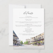 PENSACOLA Downtown Waterverf Florida Details Kaart (Voorkant)