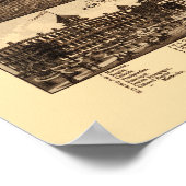 Pensacola, FL Panoramic Map - 1885 Poster (Hoek)