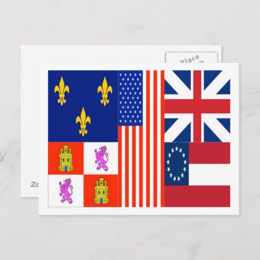 Pensacola Flag Briefkaart (Voorkant / Achterkant)