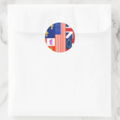 Pensacola Flag Ronde Sticker (Tas)