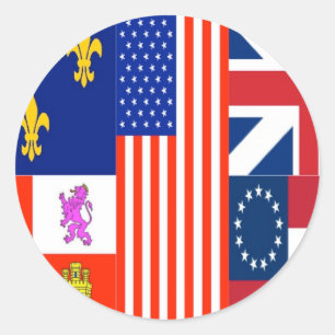 Pensacola Flag Ronde Sticker