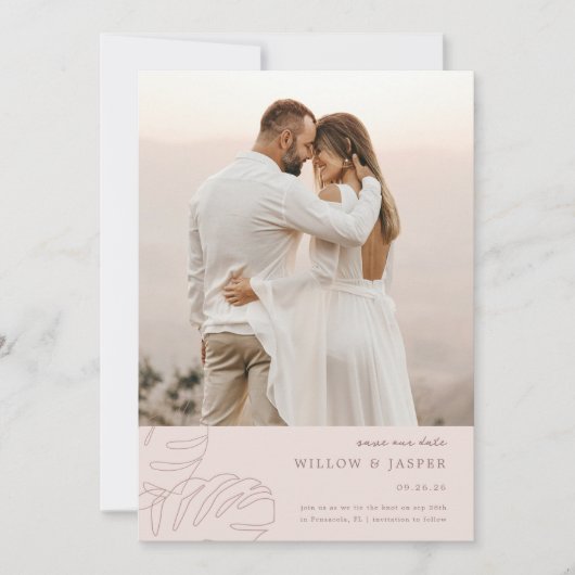 Pensacola Flat Save The Date Kaart (Voorkant)