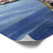 Pensacola Florida Aerial Uitzicht Poster (Hoek)