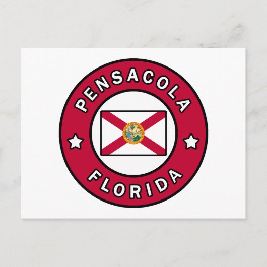 Pensacola Florida Briefkaart (Voorkant)