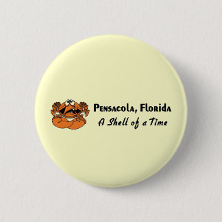 Pensacola Florida Crab Ronde Button 5,7 Cm