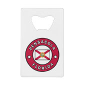 Pensacola Florida Creditkaart Flessenopener (Voorkant)