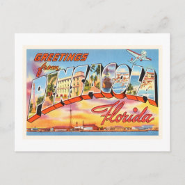 Pensacola Florida FL Old Vintage Travel Souvenir Briefkaart