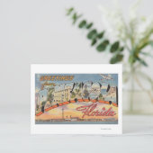 Pensacola, Florida - Grote Letter-scènes 2 Briefkaart (Staand voorkant)