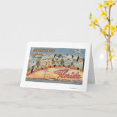 Pensacola, Florida - Grote Letter-scènes 2 Kaart (Gele Bloem)