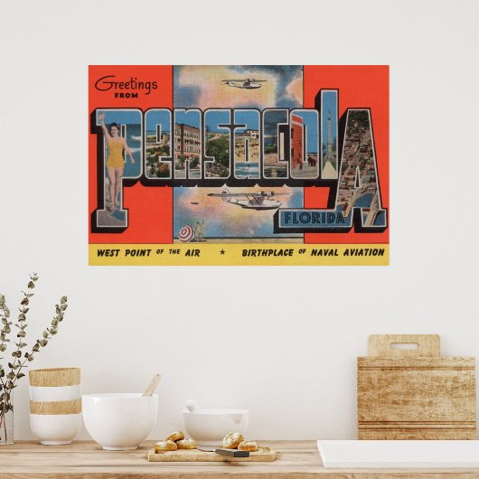 Pensacola, Florida - Grote Letter-scènes 2 Poster (Keuken)