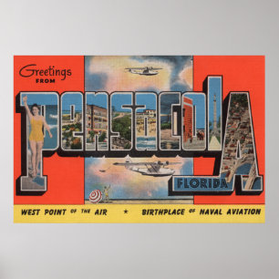Pensacola, Florida - Grote letterscènes 2 Poster