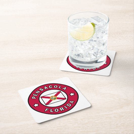 Pensacola Florida Kartonnen Onderzetters (Insitu)